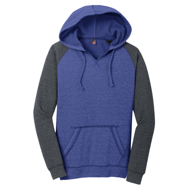 Women's Lightweight Fleece Raglan Hoodie Thumbnail