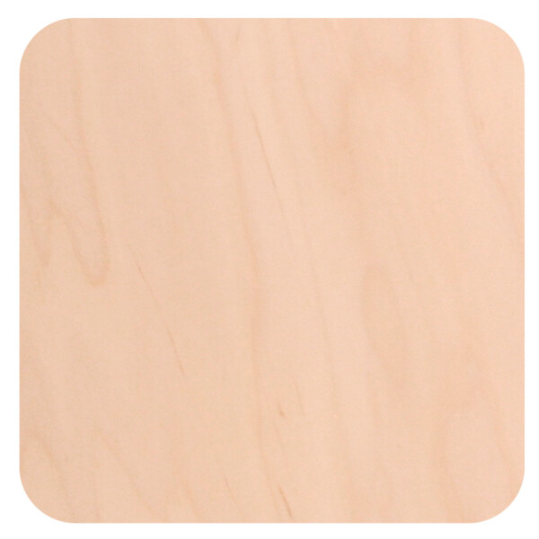 Square Natural Wood Photo Magnet Thumbnail