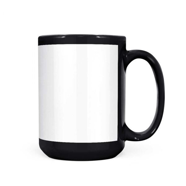 Black 15oz Sublimation Mug Thumbnail