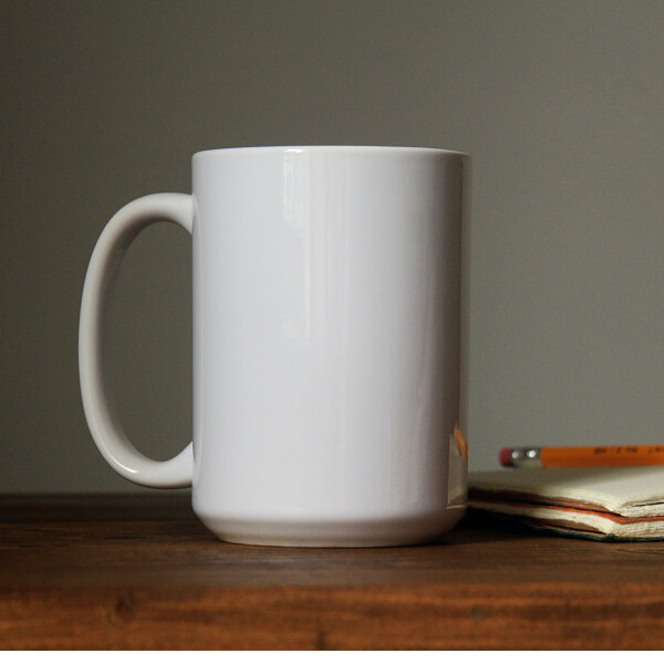 15oz White Sublimation Mug Thumbnail