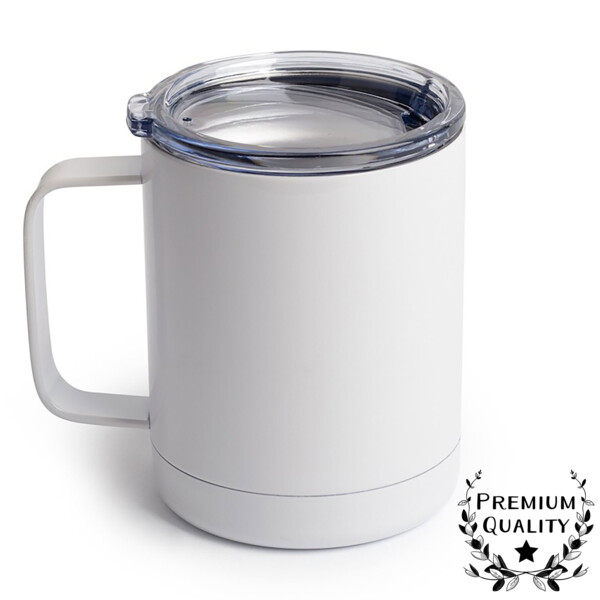 10 oz Stainless Steel Coffee Cup Thumbnail