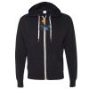 Unisex Heathered French Terry Full-Zip Hooded Sweatshirt Thumbnail