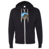 Unisex Heathered French Terry Full-Zip Hooded Sweatshirt Thumbnail