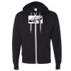 Unisex Heathered French Terry Full-Zip Hooded Sweatshirt Thumbnail