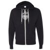 Unisex Heathered French Terry Full-Zip Hooded Sweatshirt Thumbnail