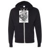 Unisex Heathered French Terry Full-Zip Hooded Sweatshirt Thumbnail