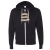Unisex Heathered French Terry Full-Zip Hooded Sweatshirt Thumbnail