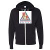 Unisex Heathered French Terry Full-Zip Hooded Sweatshirt Thumbnail